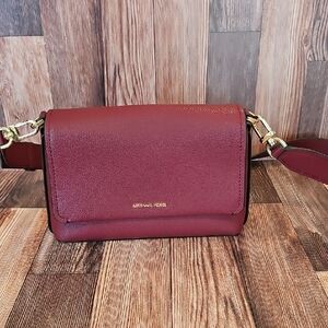 Michael Kors Wine Red Crossbody Bag